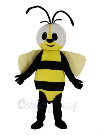 Lovely Yellow Bee Mascot Costume Insect