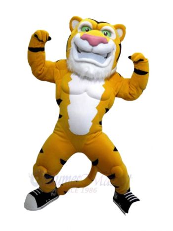 Power Muscle Tiger Mascot Costumes