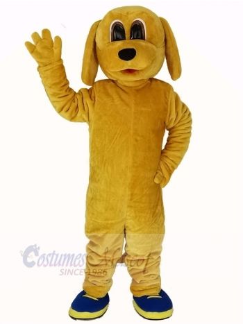 Golden Dog Mascot Costume Animal