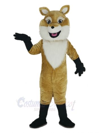 Cute Brown Fox Mascot Costume Animal