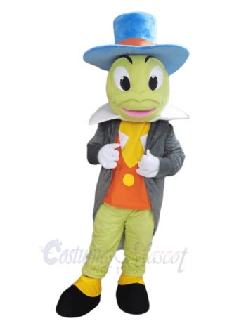 Funny Jiminy Cricket Mascot Costume Insect