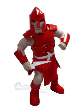 Red Titan Spartan Mascot Costumes