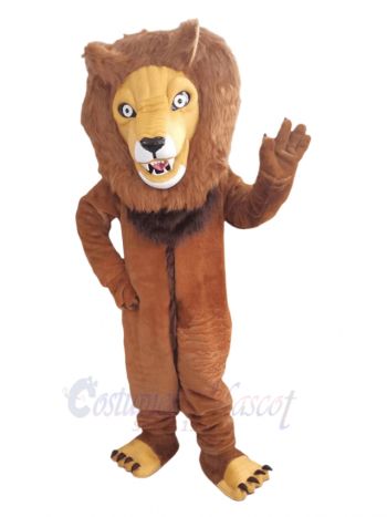 Lion with Tawny Mane Mascot Costume Animal