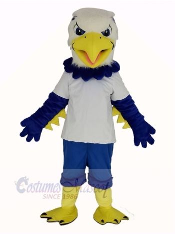 Cool Blue Eagle Mascot Costume Animal