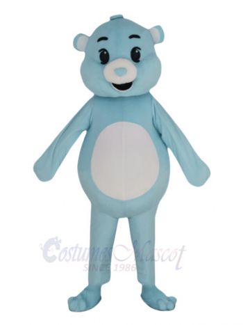 Light Blue Bear Mascot Costume Animal