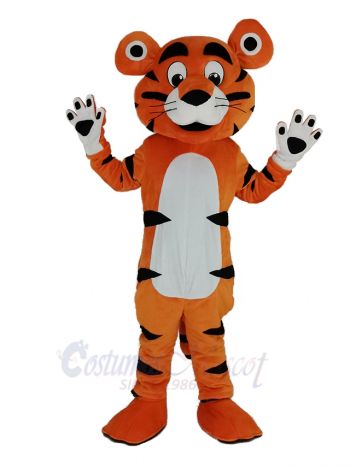 Cute Tiger Mascot Costume Animal