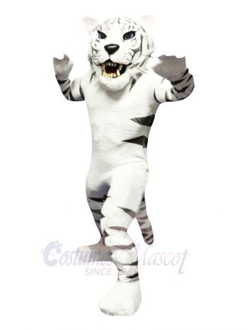 White Tiger Mascot Costume