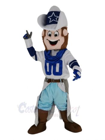 Happy Cowboy Mascot Costume People