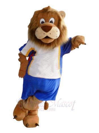 Sport School Lion Mascot Costume