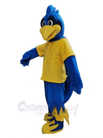 Blue Rooster Mascot Costume Animal