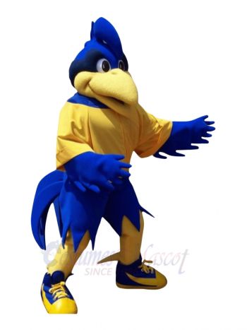 Blue Rooster Big Bird Mascot Costume