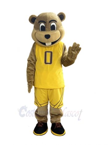 Sports Golden Gopher Mascot Costume