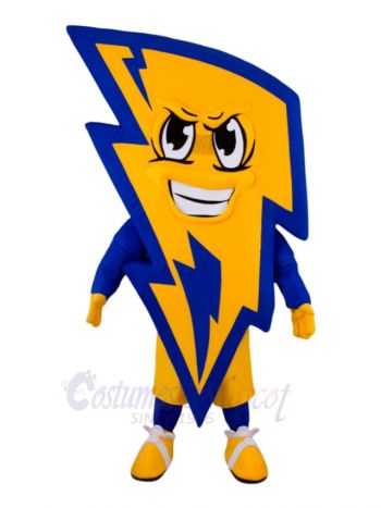 Angular Lightning Mascot Costume