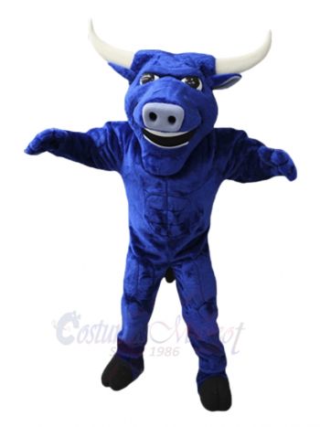 Strong Blue Bull Mascot Costumes