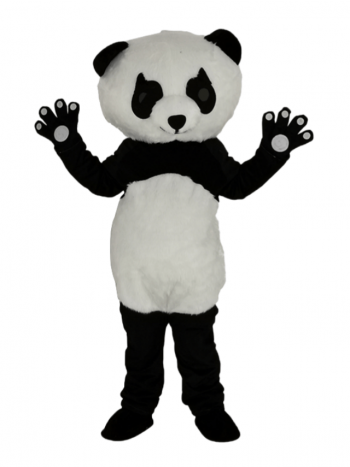 Panda with Long Eyelashes Mascot Costume Animal