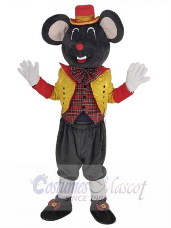 Noble Gentleman Mouse Mascot Costume Animal