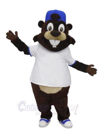 Smiling Beaver Mascot Costumes