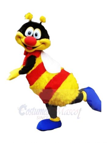 Colorful Happy Bee Mascot Costumes