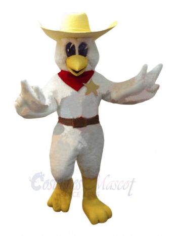 Cowboy Chicken Mascot Costumes