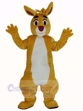 Funny Yellow Rabbit Mascot Costume Animal