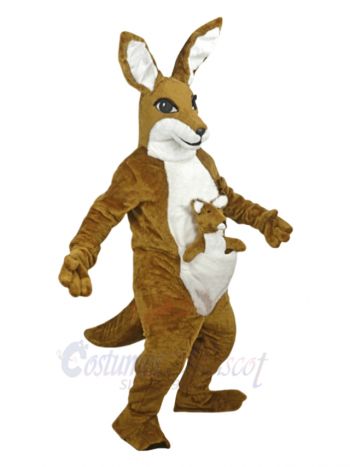 Brown Kangaroo Adult Mascot Costumes