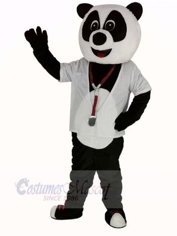 Doctor Panda Mascot Costume Animal