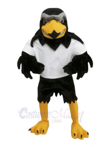 Fierce Falcon with White T-shirt Mascot Costumes