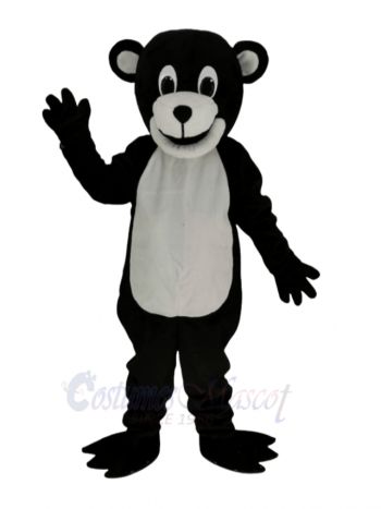 Lovely Black Bear Mascot Costume Adult