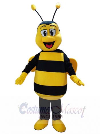 Happy Bee Mascot Costume Insect