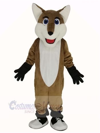 Smiling Fox Mascot Costume Animal