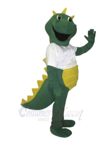 Happy Green Dragon Mascot Costumes