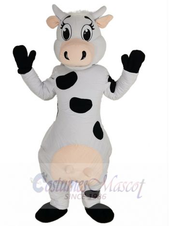 Cute Pretty Cow Mascot Costume Animal