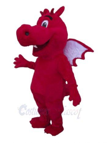 Red Lightweight Dragon Mascot Costumes