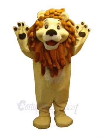 Cute Smiling Lion Mascot Costumes