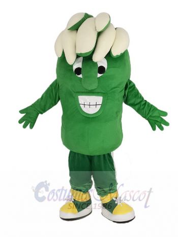 Funny Green Wave Mascot Costume