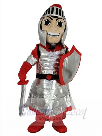 Smiling Knight Mascot Costume People