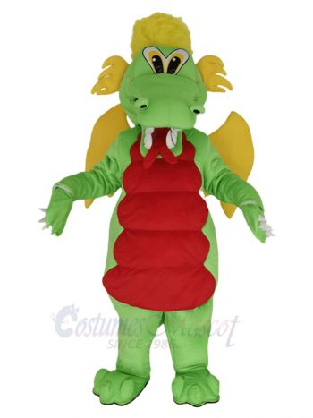 Lovely Green Dragon Mascot Costume Animal