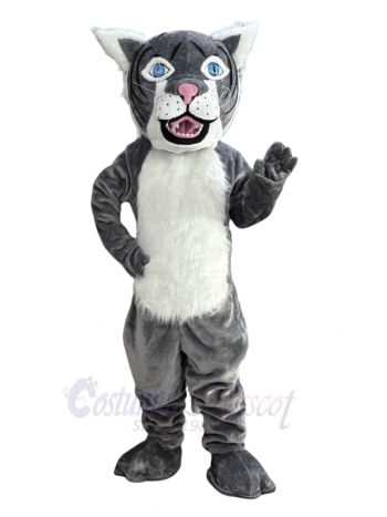 Wildcat with Sharp Teeth Mascot Costume Animal