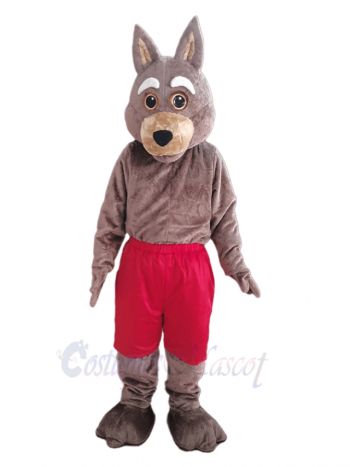 Brown Coyote Mascot Costume Animal