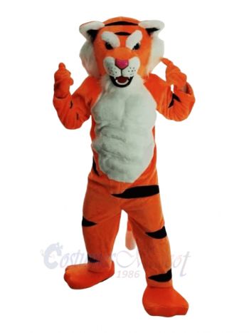 High Quality Orange Tiger Mascot Costume