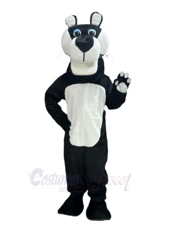 Happy Black Panther Mascot Costume Animal