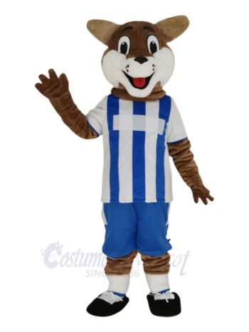 Football Player Fox Mascot Costume Animal