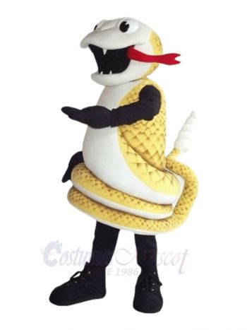 Golden Cobra Snake Mascot Costumes