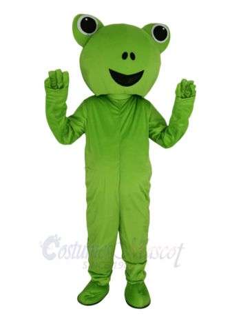 Smart Frog Mascot Costume Animal