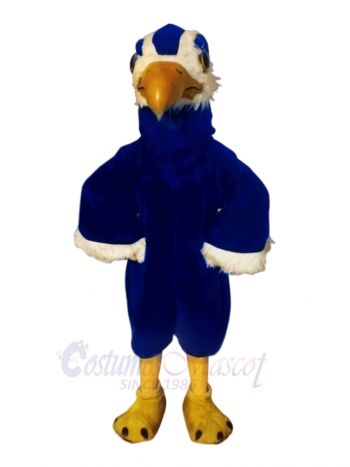 Strong Blue Hawk Mascot Costumes