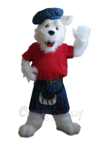 West Highland White Terrier Dog Mascot Costume