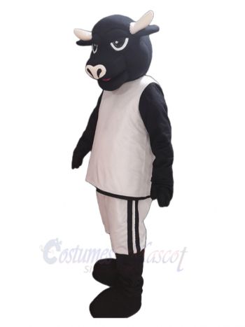 Black Bull Mascot Costume Animal