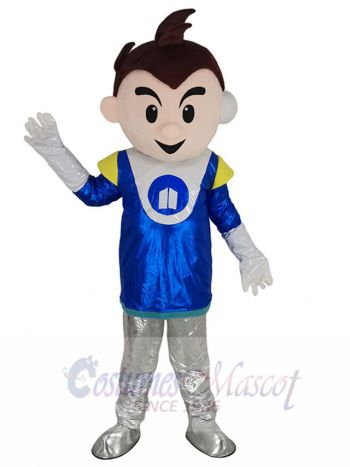 Lovely Astronaut Boy Cosmonaut Mascot Costume People