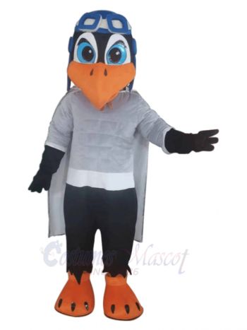 Lovely Skyhawk Bird Mascot Costume Animal