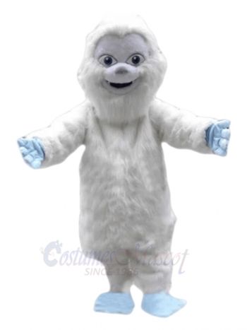 Cute Yeti Snowman Mascot Costume